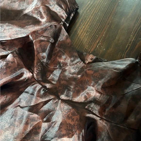 Selkie Chocolate Lace Princess Puff long sleeve dress size L - Picture 4 of 7